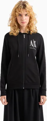 Produktbild von Armani Exchange 8nym22_yj68z Reißverschlusspullover Schwarz XL Frau Schwarz XL