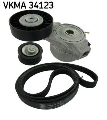 Produktbild von SKF VKMA 34123 Keilrippenriemensatz für SAAB 9-3 Cabriolet (YS3D)