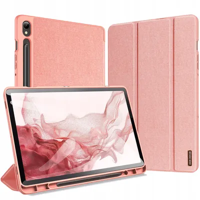 Imagen del producto de Funda protectora Dux Ducis para Galaxy Tab S9, rosa, tipo libro