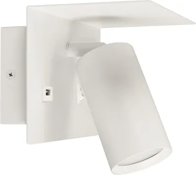 Produktbild von Wandlampe Metall verstellbar Weiß GU10 Modern