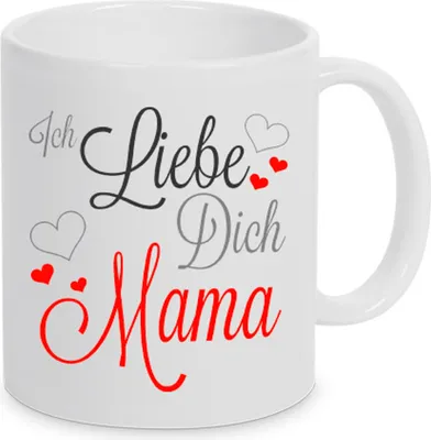 Produktbild von TassenKing™ - Ich Liebe Dich Mama - Tasse - Kaffeetasse - Tasse mit Spruch