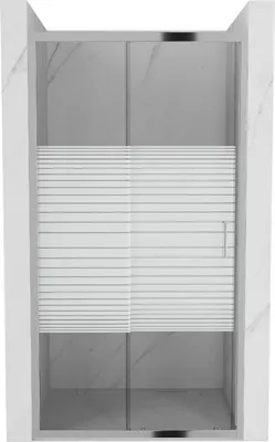 Immagine prodotto di Mexen Apia porta doccia scorrevole 140 cm, fasce, cromo - 845-140-000-01-20