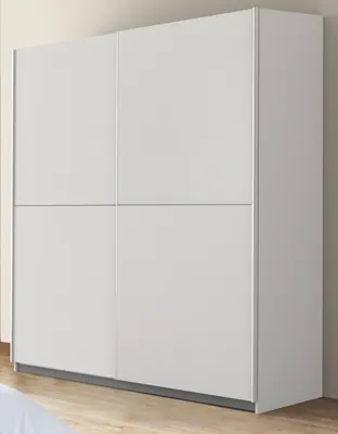 Produktbild von Schwebetürenschrank Kleiderschrank Winner in weiß 170 x191 cm