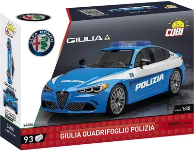 Produktbild von COBI Giulia Quadrifoglio Polizia, Bausatz, 6 Jahr(e), Kunststoff, 93 Stück(e)