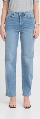 Produktbild von Ichi IHTWIGGY Damen Jeans Denim Hose Baumwollmischung loose fit