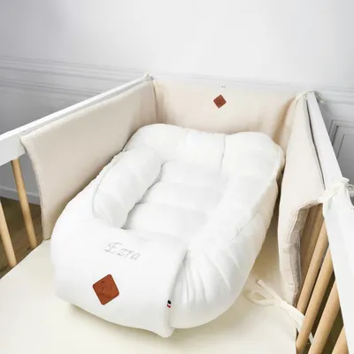 Produktbild von Für Kinder, Babynest Luna - 0 - 9 mois - Ecru | by SEVIRA KIDS