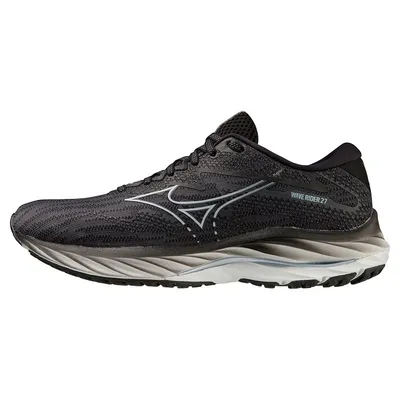 Obrázek produktu pro Mizuno Wave Rider 27 Ebony/Snowcrest/Black 40,5 Silniční běžecká obuv