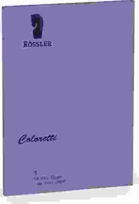 Zdjęcie produktu dla Rössler Papier 220705592 Koperty Coloretti - C6, 5 sztuk, fioletowe