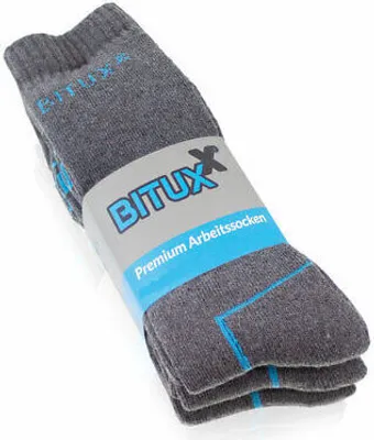 Produktbild von Bituxx 18 Paar Full Freizeit & Arbeitssocken Grau 47-50 MS-18601