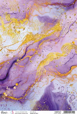 Produktbild von Motiv-Strohseide "Ethereal - Luxury Marble", DIN A4