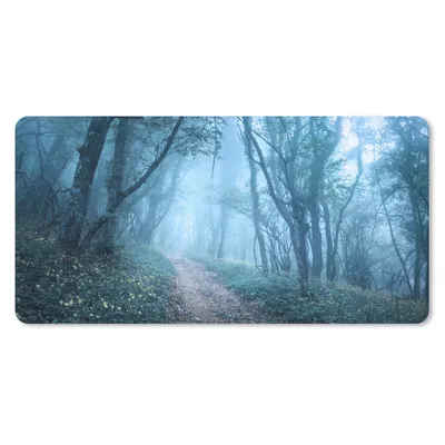 Produktbild von MuchoWow® Mauspad Mousepad Bäume - Natur - Nebel 60x30 cm - Mousepads - Maus Mat - Pad - Mausunterlage - Nachhaltig
