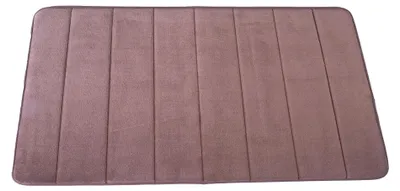 Produktbild von Brielle Dunkelgrau Badteppich - Saugfähiger Rutschfester Badvorleger - 50x80 cm