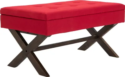 Produktbild von Sitzbank HLO-CP7 Stoff antik rot