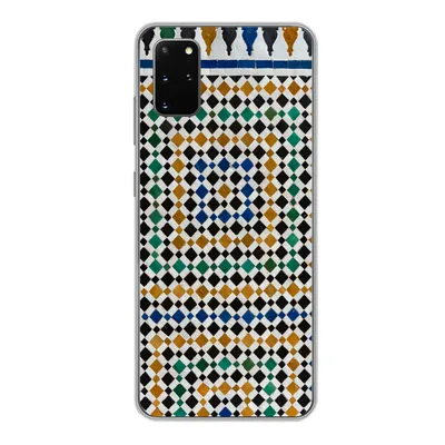 Produktbild von MuchoWow® Handyhülle Schutzhülle Hülle für Samsung Galaxy S20 Plus Ein marokkanisches Mosaik, das wie eine Art Labyrinth aussieht Silikon Softcase Handy Hülle - Hartschale