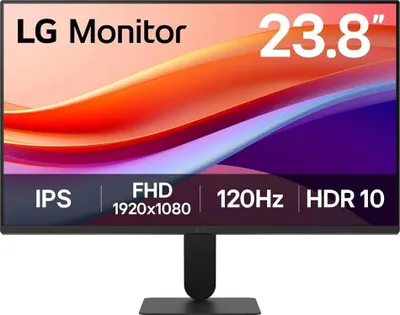 Image de LG 24U411A-B, 60.5 cm (23.8"), 1920 x 1080 px, Full HD, DEL, 5 ms, Noir