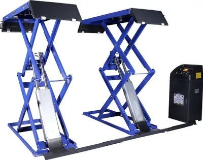 Produktbild von Doppelscherenhebebühne 3500kg max 1965mm 400V Auto Hebebühne Scherenhebebühne