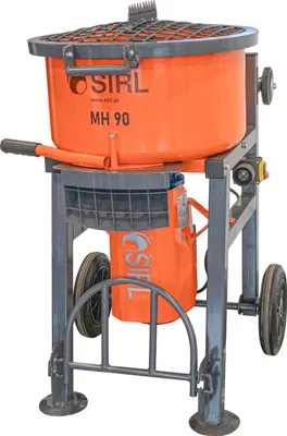 Produktbild von SIRL MH90 Profi Betonmischer | 1100W Motor | 75L Trommel | 230V Mobil | Zwangsmischer | Zement & Mörtel
