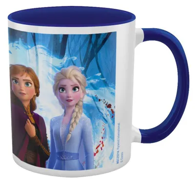 Image de Frozen II - Tasse à café "Guiding Spirit" PM2308 (taille unique) (bleu foncé/bleu clair/blanc)