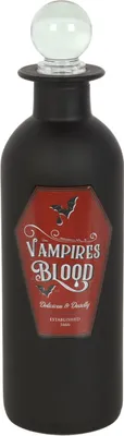 Produktbild von Dekorative Vampirblut Glas Giftflasche als Deko 19cm