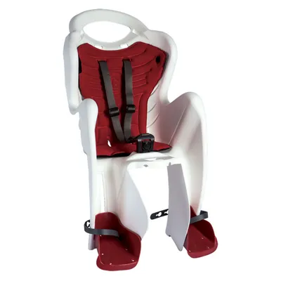Produktbild von Bellelli Mr Fox Standard B-fix Kindersitz Für Fahrrad Hinten Rot,Weiß Max 22 kg Junge Rot,Weiß Max 22 kg