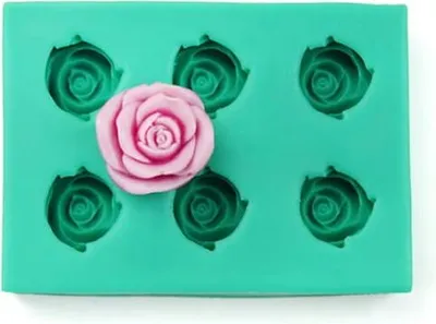 Produktbild von Silikonform für Zuckerpaste ROAR Roses Rosenblüte