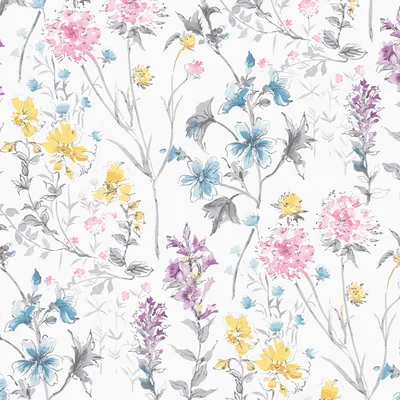 Produktbild von Vliestapete 113363 Laura Ashley Wild Meadow Bunt