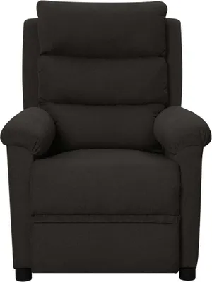 Immagine prodotto di vidaXL Poltrona relax in tessuto nero