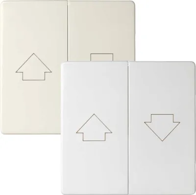 Image de Simon 82 Stores bouton double berceau blanc 82028-30