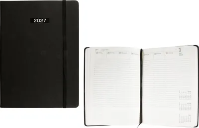 Produktbild von Terminplaner 2027 / Wochenkalender / Farbe: schwarz