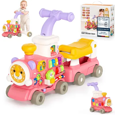 Productafbeelding van Kidiyana 5-in-1 loopwagentje voor baby's, met muziek en spuitfunctie, geschikt vanaf 6 maanden