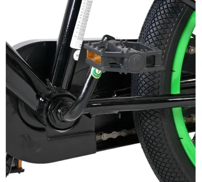 Image de Volare Strike, vélo pour enfants - Garçons - 16 pouces - Noir et vert - Deux freins à main