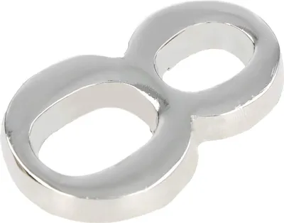 Immagine prodotto di KOTARBAU® Numero "8" cromato autoadesivo da 5 cm in ottone per porte d'ingresso