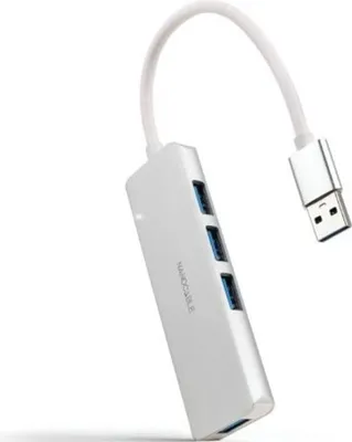 Zdjęcie produktu dla Nanocable 10.16.4602, USB 3.2 Gen 1 (3.1 Gen 1) Type-A, Srebrny, Kopolimer akrylonitrylo-butadieno-styrenowy (ABS), Aluminium, USB, 96 mm, 30 mm