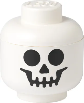 Produktbild von LEGO Aufbewahrungskopf STORAGE HEAD SKELETON L 8,5 Liter weiß
