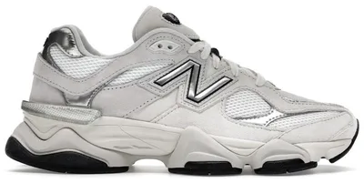 Produktbild von New Balance 9060 White Black Metallic Silver - EU 41.5