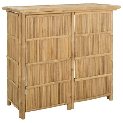 Produktbild von vidaXL Outdoor Bartisch Natur 115 x 55 x 105 cm Bambus