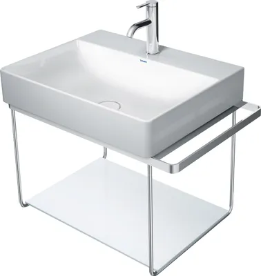 Produktbild von Metallkonsole DURASQUARE wandhängend, für Waschtisch 235360 chrom chrom