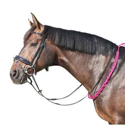 Produktbild von EQuest Beginner Balance Zügel, pink - 140 cm - hilft dem Pferd, das Gleichgewicht zu verbessern