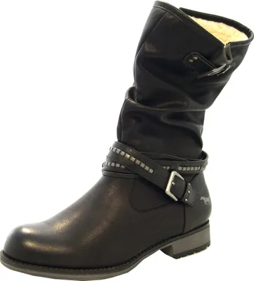 Produktbild von Mustang Damen Stiefelette Warmfutter 1139-624, Größe:37 EU, Farbe:Schwarz