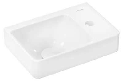 Zdjęcie produktu dla hansgrohe Xelu Q umywalka, 1 otwór na baterię, bez przelewu, 360x250x80mm, biały, 61084450