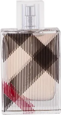A product shot of a Burberry Brit eau de Parfum bottle.