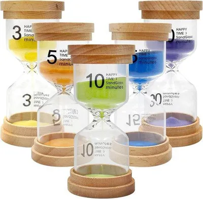 Produktbild von Sanduhr Set 5 Stück - 3, 5, 10, 20 und 30 Minuten