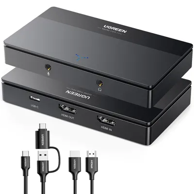 Obrázok produktu pre UGREEN Videozachytávacia karta, 4K výstup a 1080P nahrávanie s audio a mikrofónom