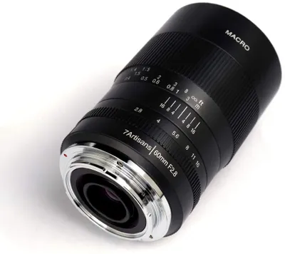 Produktbild von 7Artisans 60mm f/2,8 Macro für Fuji X, Makroobjektiv, 8/7, Fujifilm X