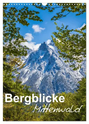 Immagine prodotto di Panorami di montagna - Mittenwald (calendario da parete 2027, formato DIN A3 verticale), calendario mensile CALVENDO