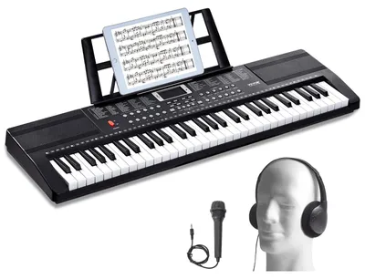 Obrázok produktu pre Klávesnica - Klávesy - Digitálne piano - Klávesové piano - Elektronický klávesový nástroj - 61 kláves