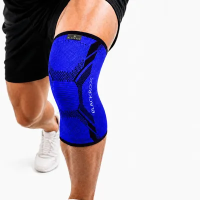 Produktbild von BLACKROX Kniebandage Für Damen & Herren | Stabilisierung das Knie & Meniskus | Perfekt für Sport, Schwarz, Gr. L