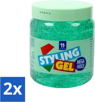 Produktbild von Hegron Styling Gel - Megahold - Starker Halt - 150 ml - Vorteilspack - 2 Stücke