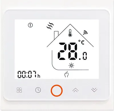 Produktbild von Digital Tuya WiFi Raumthermostat Programmierbares Thermostat Wandthermostat Unterputz elektrischen Fußbodenheizung Innenthermometer BHT-002GBLW-W