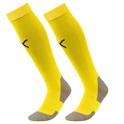 Image de Puma Hommes Football Liga Core Chaussettes Hommes Chaussettes jaunes noires taille 4 (43-46)